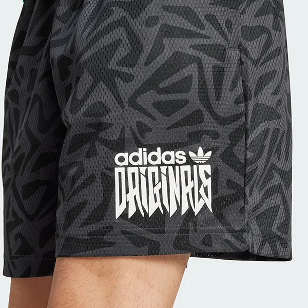 Bộ Quần Áo Cộc Tay Nam Adidas Tee Originals New Full Poly Màu Đen Họa Tiết Size XS (Form Âu)