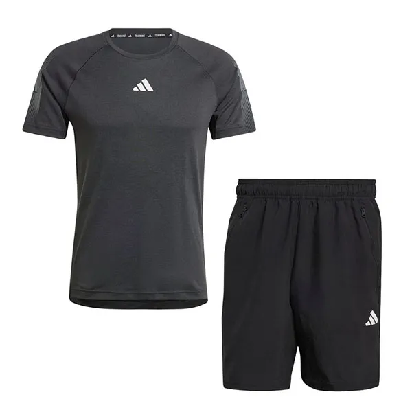 Bộ Quần Áo Nam Adidas Gym Brandlove Workout IN5576/IC6976 Màu Đen Size S
