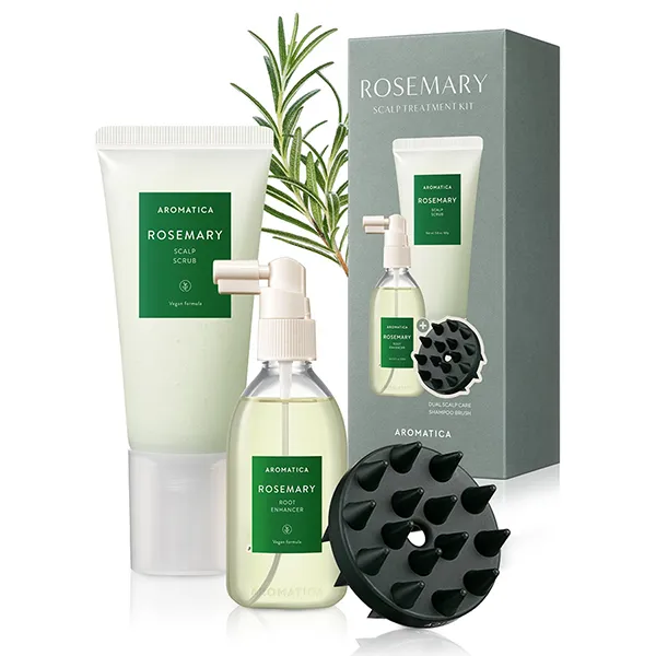 Bộ Sản Phẩm Chăm Sóc Tóc Aromatica Rosemary Scalp Treatment Kit 3 Món - Chăm sóc tóc - Vua Hàng Hiệu
