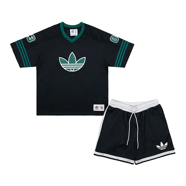 Bộ Thể Thao Nam Adidas Tee BB JC6803-IY7387 Màu Đen Size XS ( Form China)