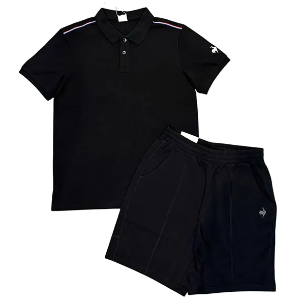 Bộ Thể Thao Nam Le Coq Sportif Men Màu Đen Size S (Form Á)