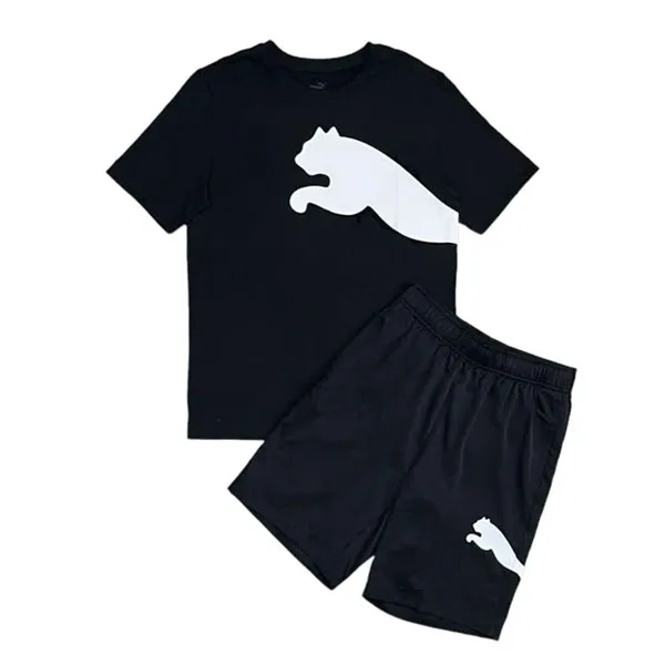 Bộ Thể Thao Nam Puma Train All Day Big Cat Tee Màu Đen Size S - Thời trang - Vua Hàng Hiệu