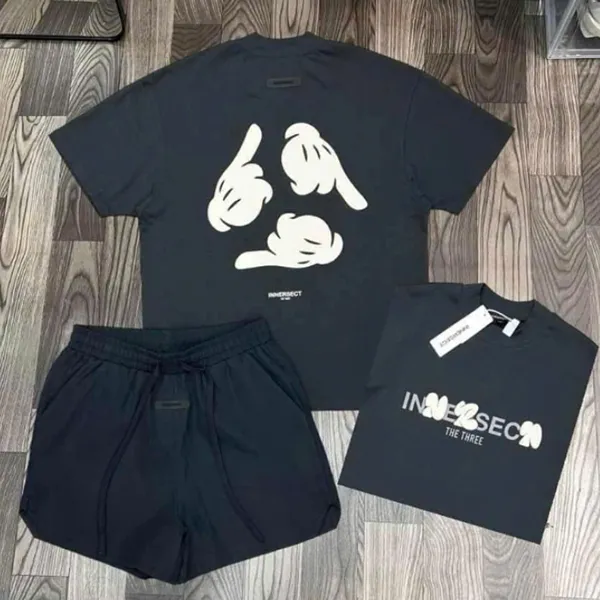 Bộ Thể Thao Nữ Innersect Three Hands Màu Đen Size S (Form Âu) - Thời trang - Vua Hàng Hiệu