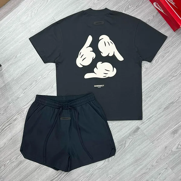 Bộ Thể Thao Nữ Innersect Three Hands Màu Đen Size S (Form Âu) - Thời trang - Vua Hàng Hiệu