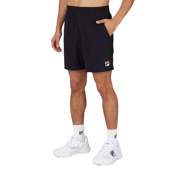 Bộ Thể Thao Pickleball/Tenis Nam Fila Wild Card Màu Xanh Phối Đen Size S (Form Âu)