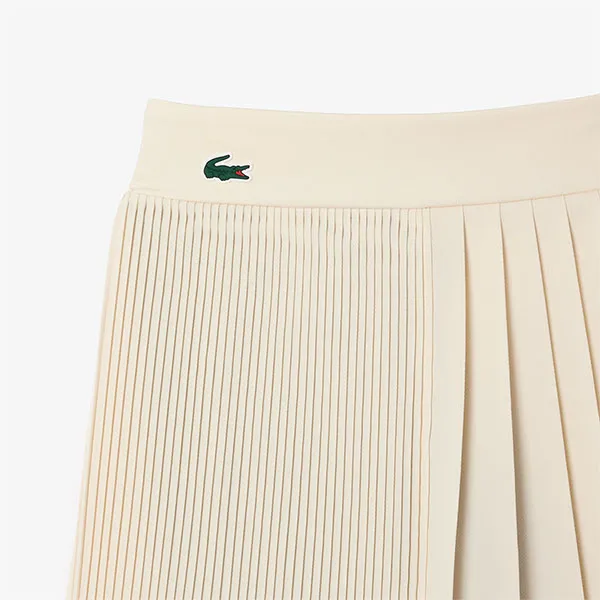 Chân Váy Nữ Lacoste Women's Lined Ultra Dry Tennis Skirt JF7475 51 XDE Màu Be Size 38