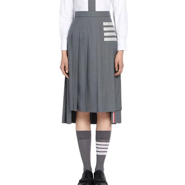 Chân Váy Nữ Thom Browne FGC400V06146 035 Màu Xám Size 40 - Thời trang - Vua Hàng Hiệu