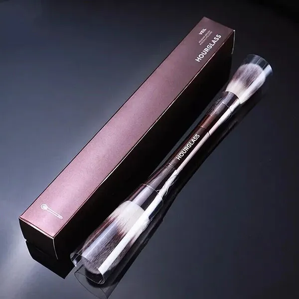 Cọ Trang Điểm Hourglass Double Ended Veil Powder Brush Màu Nâu - Trang điểm - Vua Hàng Hiệu