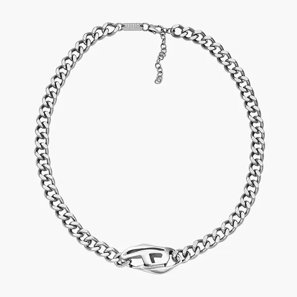 Dây Chuyền Diesel Stainless Steel Chain Necklace Màu Bạc - Trang sức - Vua Hàng Hiệu