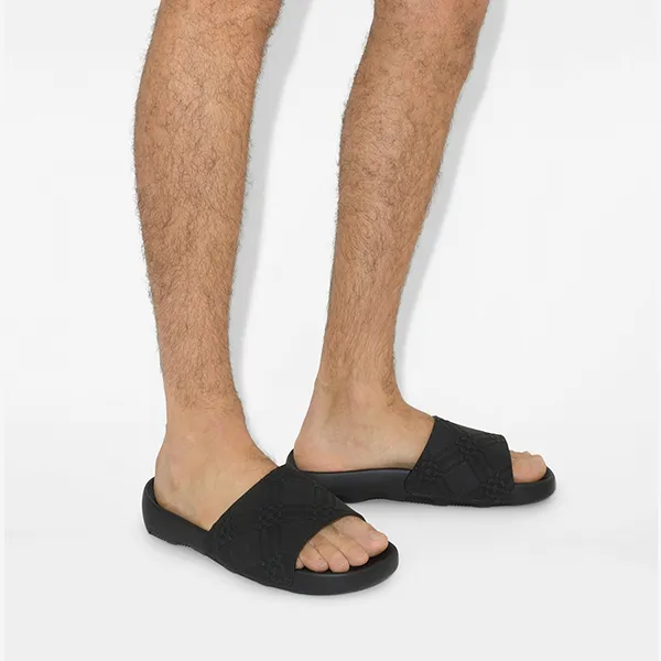 Dép Nam Burberry Dive Slide Check Màu Đen Size 39 - Dép - Vua Hàng Hiệu