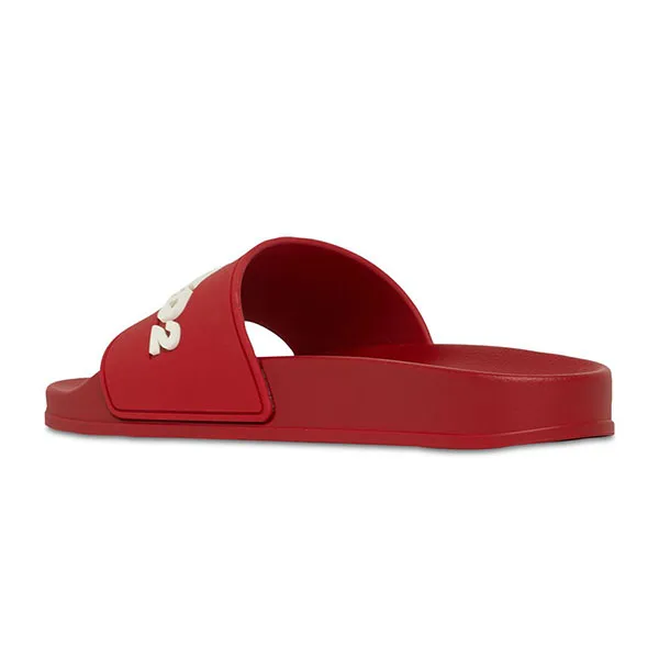 Dép Nam Dsquared2 Sliders Red FFM0023 17205013 Màu Đỏ Size 39 - Dép - Vua Hàng Hiệu