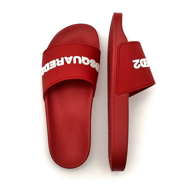 Dép Nam Dsquared2 Sliders Red FFM0023 17205013 Màu Đỏ Size 39 - Dép - Vua Hàng Hiệu