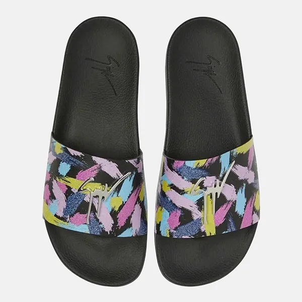 Dép Nam Giuseppe Zanotti Slide RM13695 Phối Màu Size 39 - Dép - Vua Hàng Hiệu
