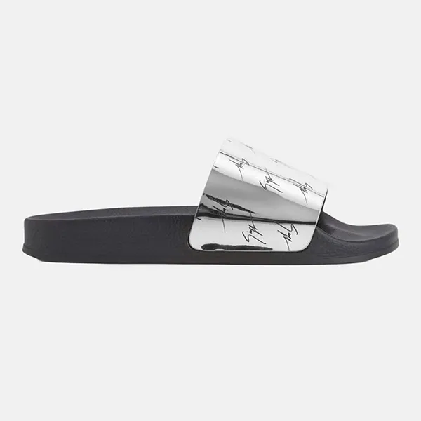 Dép Nam Giuseppe Zanotti Slide RU00116H04 Màu Bạc Size 39 - Dép - Vua Hàng Hiệu
