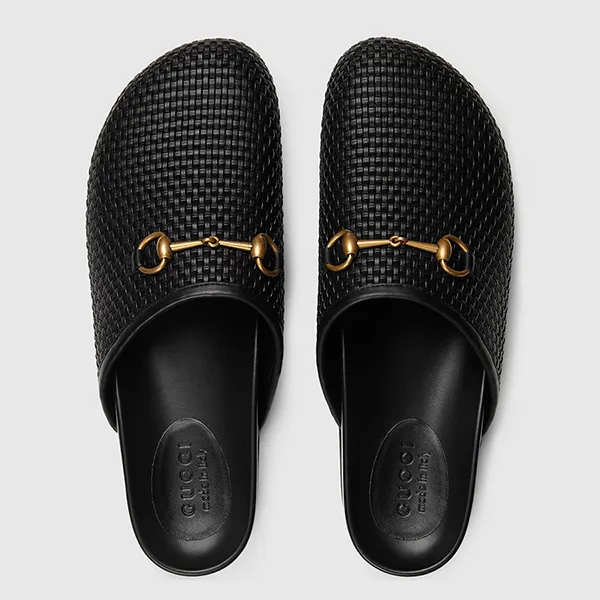 Dép Sục Nam Gucci Horsebit Slipper 746321-AACAX-1000 Màu Black Đen Size 42
