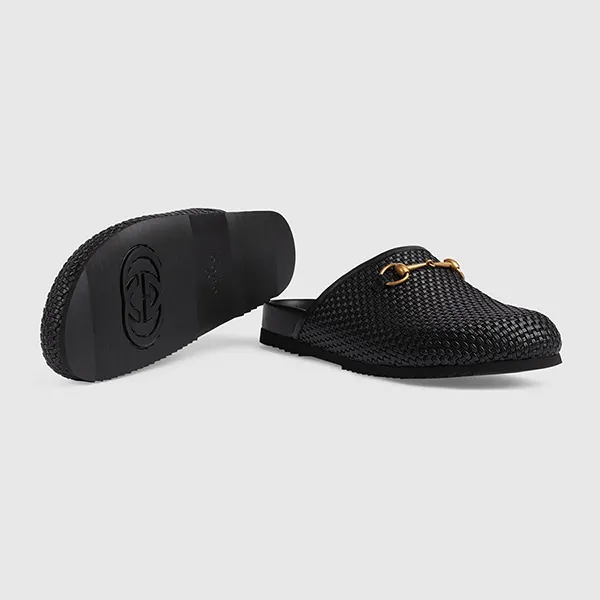Dép Sục Nam Gucci Horsebit Slipper 746321-AACAX-1000 Màu Black Đen Size 42