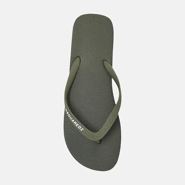 Dép Xỏ Ngón Nam Dsquared2 Flip Flop FFM0001 17200001 8085 Màu Xanh Rêu Size 42 - Dép - Vua Hàng Hiệu
