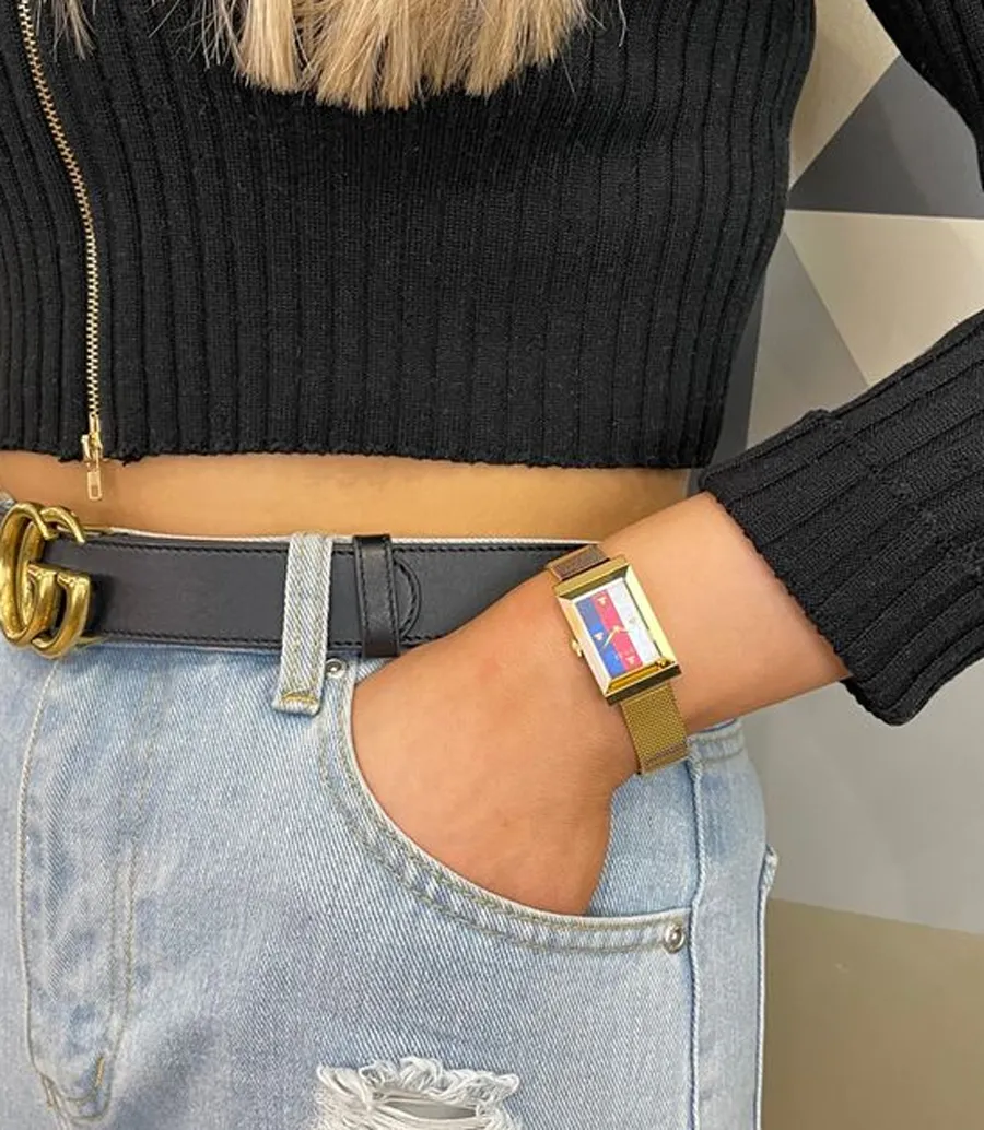 Đồng hồ Gucci Mặt vuông - 2