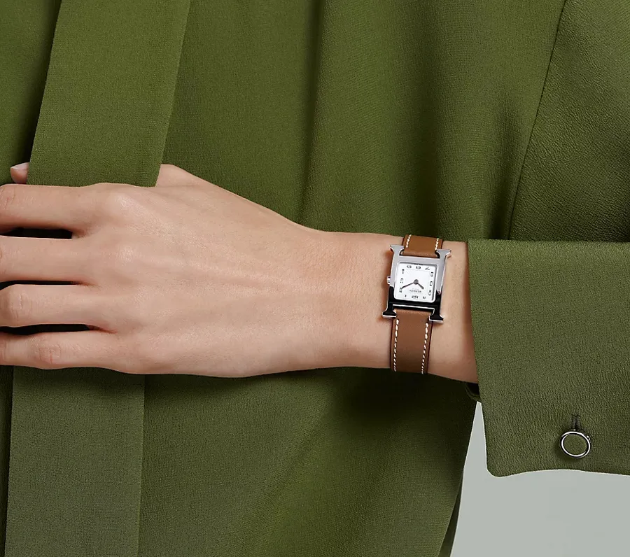 Đồng hồ Hermès Mặt vuông - 4