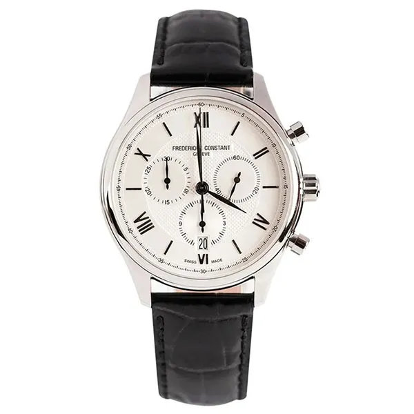 Đồng Hồ Nam Frederique Constant Classics Quartz Chronograph FC-292MS5B6 Màu Đen - Trắng