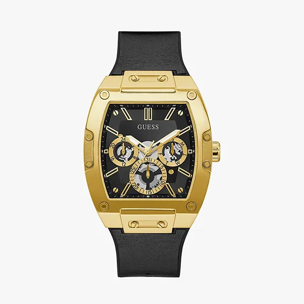 Đồng Hồ Nam Guess Phoenix Black Watch GW0202G1 Màu Đen Vàng