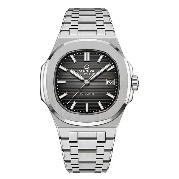 Đồng Hồ Nam Carnival 8108G1-VT-D Màu Đen Bạc - Đồng hồ - Vua Hàng Hiệu