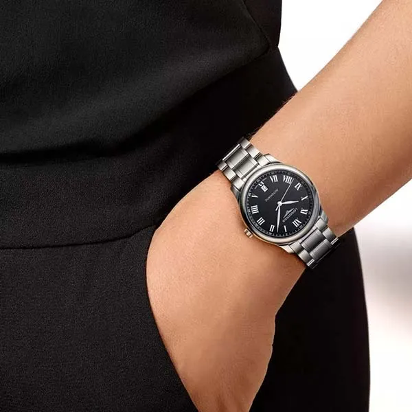 Đồng Hồ Nam Longines Master Watch L2.628.4.51.6 Màu Bạc/Đen - Đồng hồ - Vua Hàng Hiệu