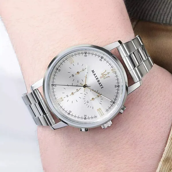 Đồng Hồ Nam Maserati Eleganza Chronograph R8873630002 Màu Bạc - Đồng hồ - Vua Hàng Hiệu