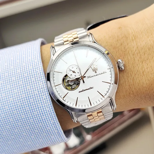 Đồng Hồ Nam Maserati Epoca Automatic R8823118008 Màu Demi (Vàng Hồng - Bạc) - Đồng hồ - Vua Hàng Hiệu