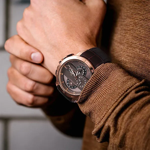 Đồng Hồ Nam Maserati Ingegno Chronograph Quartz R8871619001 Màu Nâu