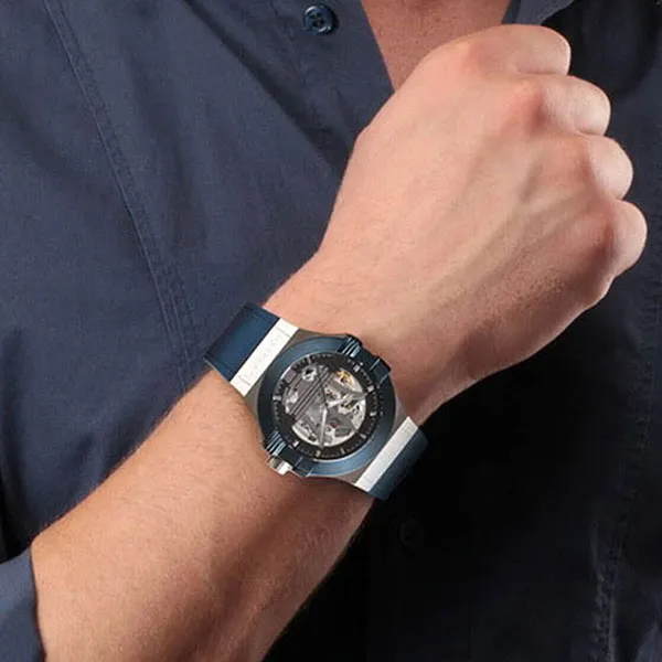 Đồng Hồ Nam Maserati Potenza Automatic Watch R8821108035 Màu Xanh (Bản Mới Của Mã R8821108028)) - Đồng hồ - Vua Hàng Hiệu