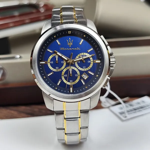 Đồng Hồ Nam Maserati Successo R8873621016 Màu Xanh Bạc - Đồng hồ - Vua Hàng Hiệu