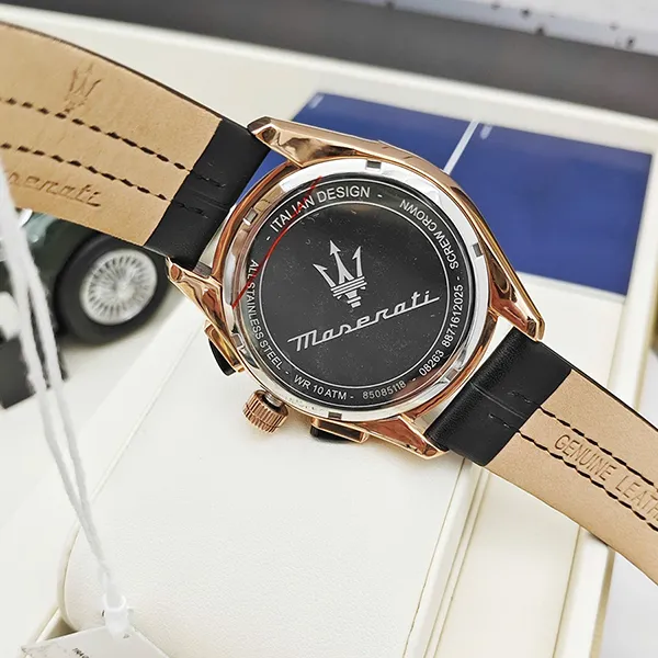 Đồng Hồ Nam Maserati Traguardo Chronograph Quartz R8871612025 Màu Đen