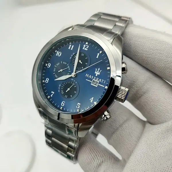 Đồng Hồ Nam Maserati Traguardo Quartz R8853112505 Màu Xanh Bạc - Đồng hồ - Vua Hàng Hiệu