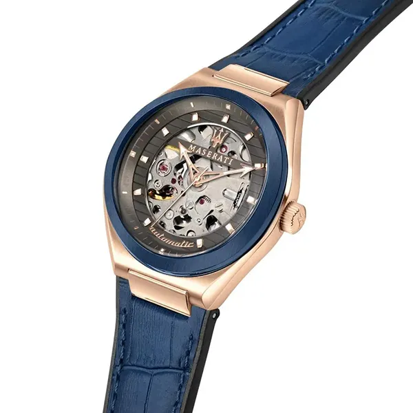 Đồng Hồ Nam Maserati Triconic Automatic R8821139002 Màu Xanh