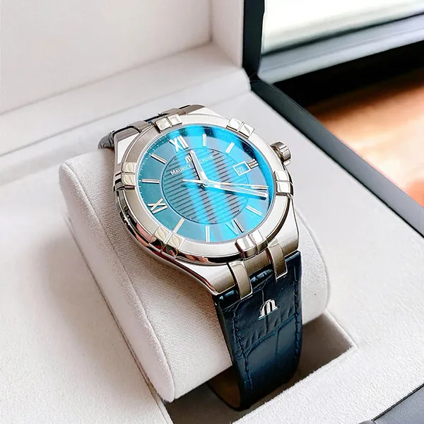Đồng Hồ Nam Maurice Lacroix Aikon AI1008-SS001-430-1 Màu Xanh Bạc - Đồng hồ - Vua Hàng Hiệu