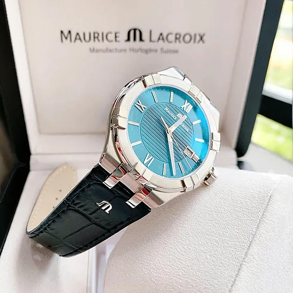 Đồng Hồ Nam Maurice Lacroix Aikon AI1008-SS001-430-1 Màu Xanh Bạc - Đồng hồ - Vua Hàng Hiệu