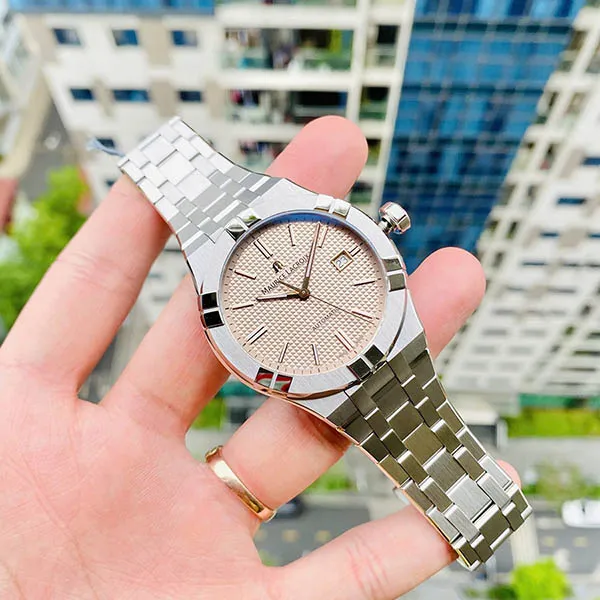 Đồng Hồ Nam Maurice Laroix Aikon AI6008-SS002-730-1 (AI6008SS0027301) Màu Bạc - Đồng hồ - Vua Hàng Hiệu