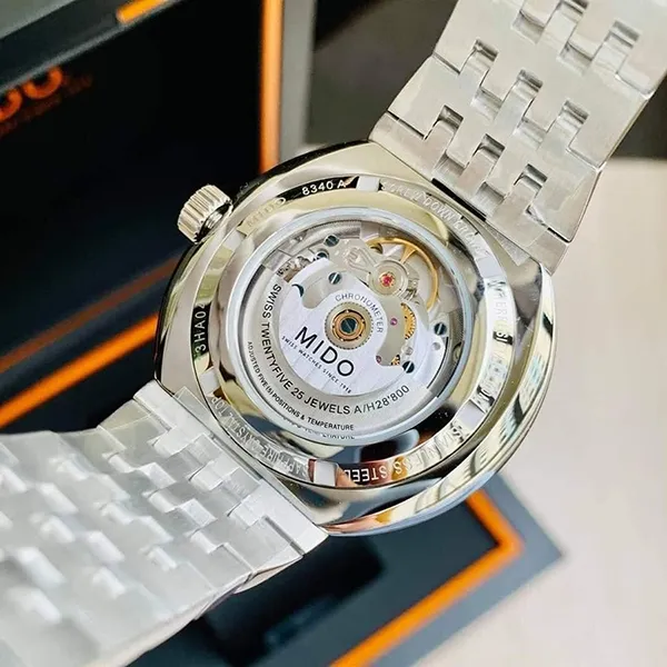 Đồng Hồ Nam Mido All Dial Chronometer Automatic M8340.9.B1.11 (M83409B111) Màu Bạc Trắng