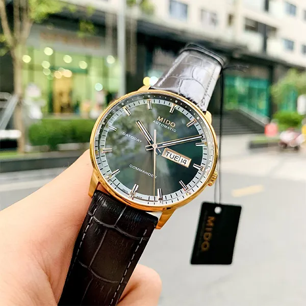 Đồng Hồ Nam Mido Automatic Commander Watch M016.430.36.061.80 Màu Đen