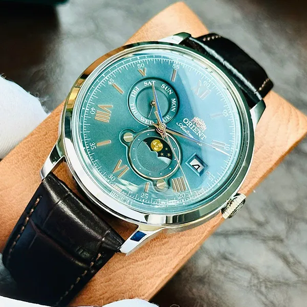 Đồng Hồ Nam Orient Automatic Watch RA-AK0805E30B Màu Bạc Xanh
