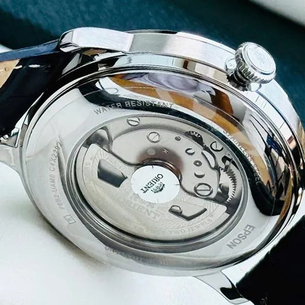 Đồng Hồ Nam Orient Mechanical Classic Watch Leather Strap RA-AK0806L Màu Xanh