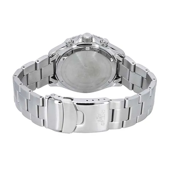 Đồng Hồ Nam Orient Solar Chronograph RA-TX0202B10B Màu Bạc/Đen