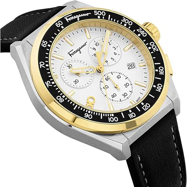 Đồng Hồ Nam Salvatore Ferragamo Chronograph 1898 Sport Watch SFUI00321 Màu Đen