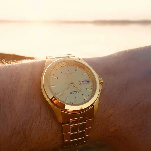 Đồng Hồ Nam Seiko 5 Automatic Gold Dial Men Watch SNKK98K1 Màu Vàng - Đồng hồ - Vua Hàng Hiệu