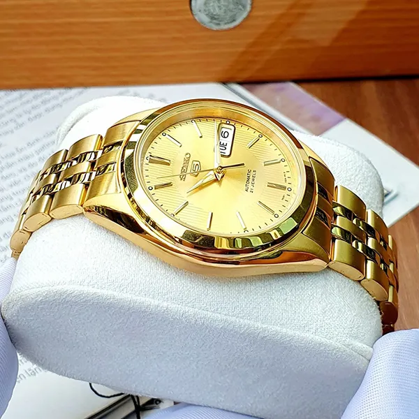 Đồng Hồ Nam Seiko 5 Automatic Gold Dial Men Watch SNKL28K1 Màu Vàng - Đồng hồ - Vua Hàng Hiệu