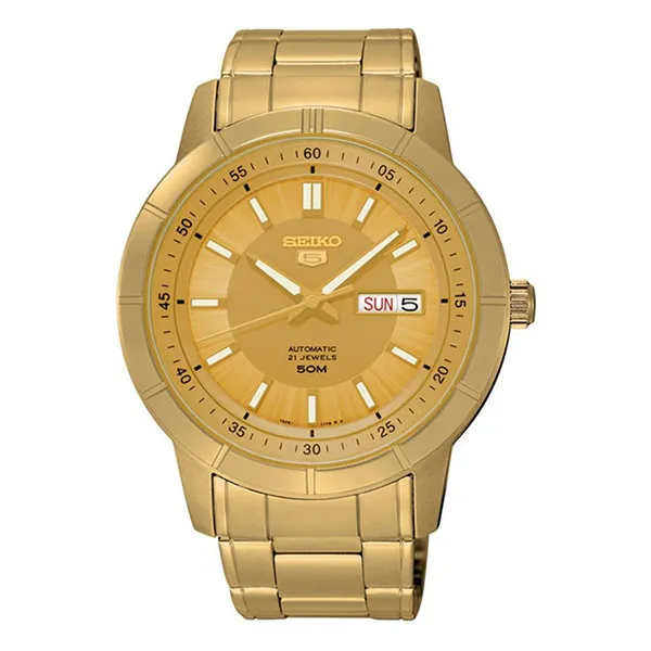 Đồng Hồ Nam Seiko 5 Automatic Gold Dial Men Watch SNKN62K1 Màu Vàng Gold