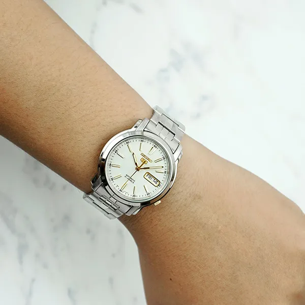 Đồng Hồ Nam Seiko 5 Automatic Watch SNKL77K1 Màu Bạc