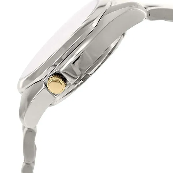 Đồng Hồ Nam Seiko 5 Automatic White Dial Men Watch SNKL47K1 Màu Bạc Vàng