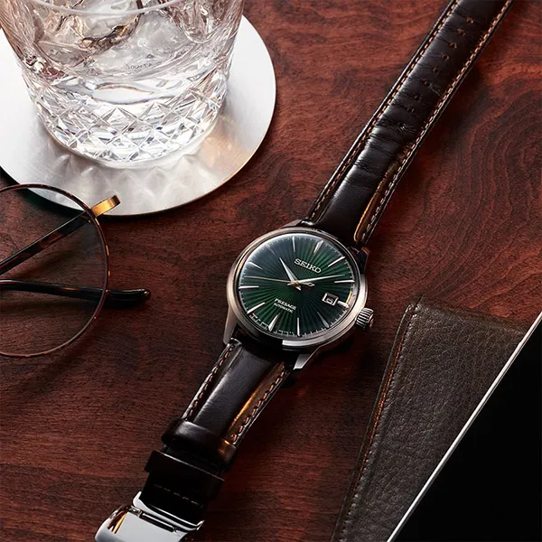 Đồng Hồ Nam Seiko Presage Cocktail SRPD37J1 Màu Nâu - Đồng hồ - Vua Hàng Hiệu
